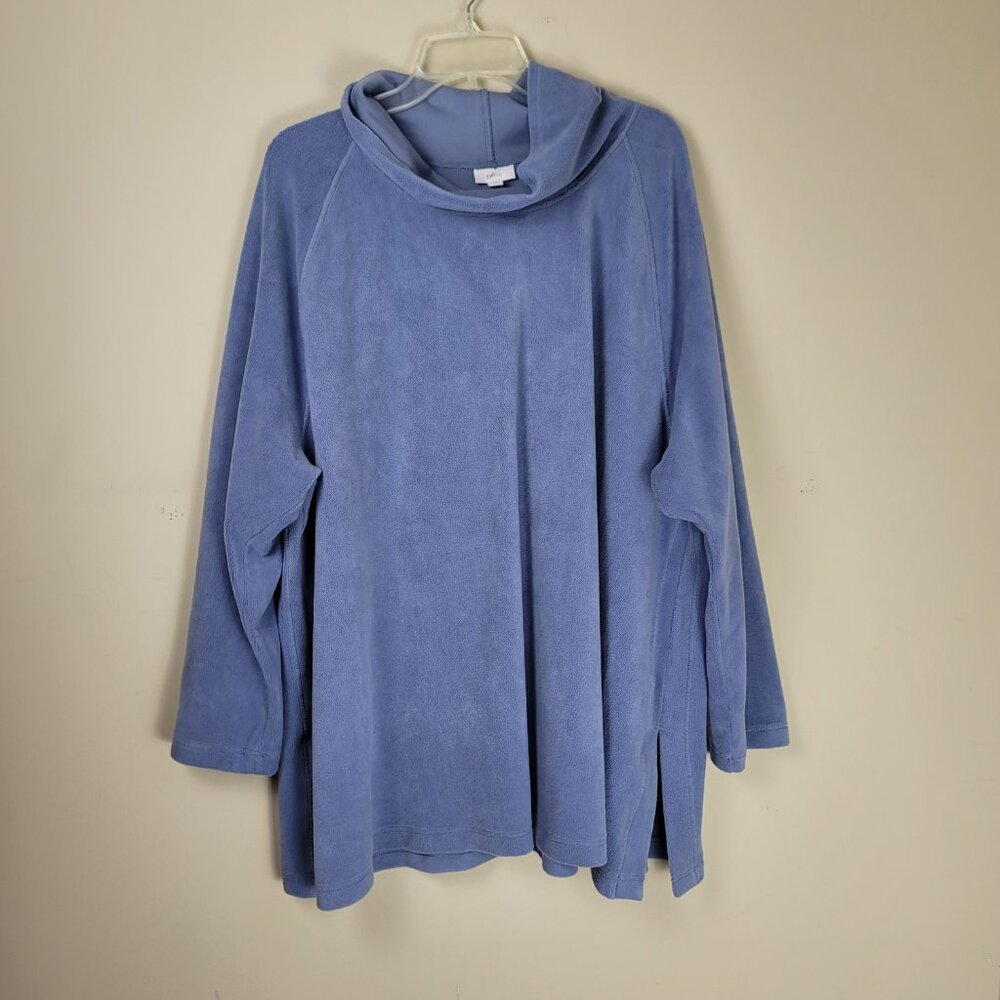 J. Jill Fit Turtleneck Tunic Light Blue - Picture 2 of 10